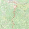 Trace GPS Carcassonne-Bugarach, itinéraire, parcours