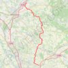 Trace GPS Liaison cyclo entre Garonne, Tarn et rivière Aveyron, itinéraire, parcours