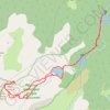 Trace GPS Roc Blanc et Etang Laurenti (Ariège), itinéraire, parcours