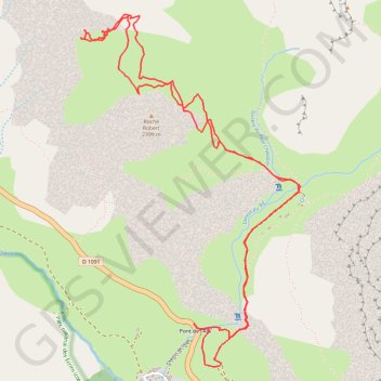 Trace GPS Roche Robert (Galibier), itinéraire, parcours
