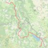 Trace GPS GTRoute66-1 > Départ Langogne - St-Flour-de-Mercoire / Saugues, itinéraire, parcours