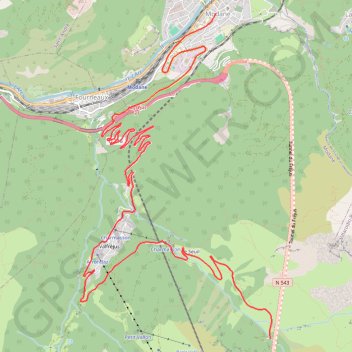 Trace GPS Haute Maurienne - La montée du Seuil, itinéraire, parcours