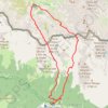 Trace GPS Tour de la Cime du Mercantour, itinéraire, parcours