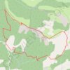 Trace GPS Tour de la crète de Guéruen, itinéraire, parcours