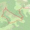 Trace GPS Le pech de Bugarach par le sentier des cretes, itinéraire, parcours