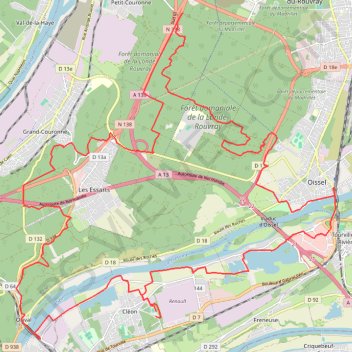 Trace GPS Randonnée La 20Cho - Cléon, itinéraire, parcours