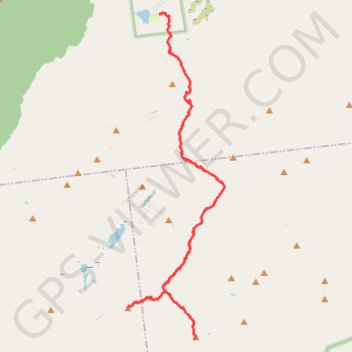 Trace GPS Mount Redfield and Cliff Mountain, itinéraire, parcours