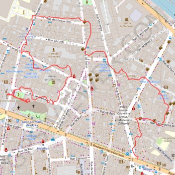 Trace GPS Rando Chatillon sur Seine, itinéraire, parcours
