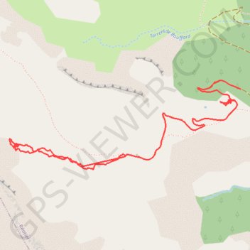 Trace GPS Tracé actuel: 31 JUIL 2012 11:38, itinéraire, parcours