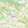 Trace GPS À travers feuillus et crêtes - Saint-Jal - Pays de Tulle, itinéraire, parcours