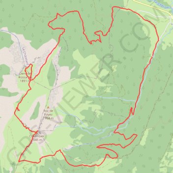 Trace GPS Tour des sommets Bauju - J3, itinéraire, parcours