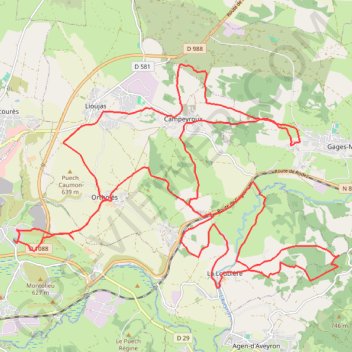 Trace GPS La Castonétoise, itinéraire, parcours