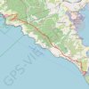 Trace GPS Riomaggiore - Porto Venere, itinéraire, parcours