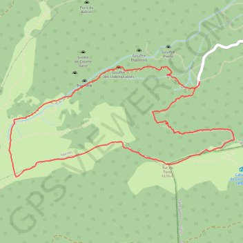 Trace GPS Crêtes de Cournudère par Arbas, itinéraire, parcours
