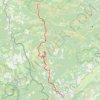 Trace GPS Marche La Chavade - Les Vans, itinéraire, parcours