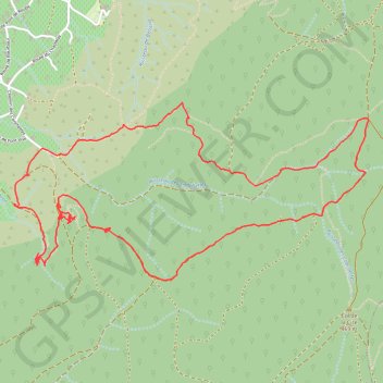 Trace GPS Chastelas - Ardèche, itinéraire, parcours