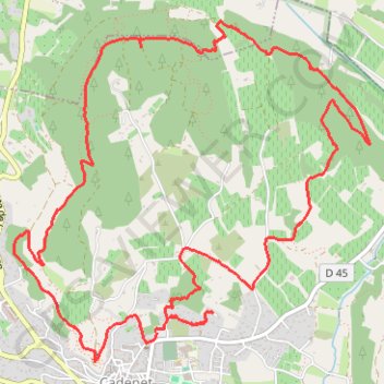 Trace GPS Les Gardis, itinéraire, parcours