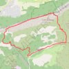 Trace GPS La Sainte Baume par Riboux, itinéraire, parcours