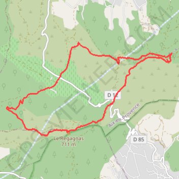 Trace GPS St Jean du Puy, itinéraire, parcours