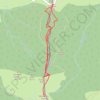 Trace GPS La crête d'Olhateko Kaskoa, itinéraire, parcours