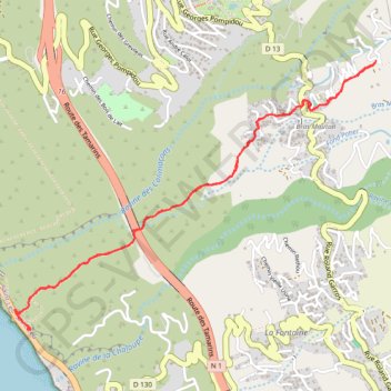 Trace GPS Temor St Leu, itinéraire, parcours