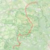 Trace GPS GR7 De La Bastide-Puylaurent (Lozère) à L'Espérou (Gard), itinéraire, parcours