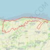 Trace GPS Graye-sur-Mer - Ryes - Arromanches, itinéraire, parcours