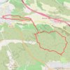 Trace GPS Balade sur colline de lancon-La Fare les Oliviers, itinéraire, parcours
