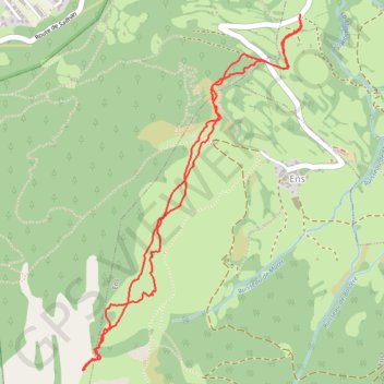 Trace GPS Crête de Coudères, itinéraire, parcours