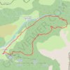 Trace GPS La Jarjatte, Ravin de la Chaumette, Les Garrigues, La Jarjatte, itinéraire, parcours