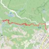 Trace GPS Cilaos - Cascade Bras Rouge, itinéraire, parcours