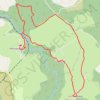 Trace GPS Randonnée à Albespeyres en Lozère, itinéraire, parcours