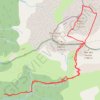 Trace GPS Tête de Vallon Pierra, itinéraire, parcours