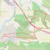 Trace GPS Lançon de Provence-Crête de Costelongue, itinéraire, parcours