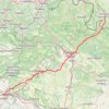 Trace GPS Camino Santiago Frances 2015-Saint Jean Pied de Port-Logroño, itinéraire, parcours