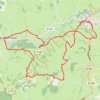 Trace GPS Laguiole, Le Bousquet, Soulages-Bonneval, itinéraire, parcours