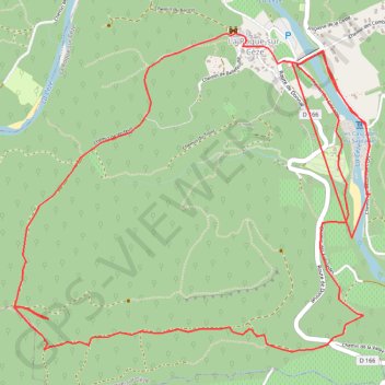Trace GPS Les cascades de Sautadet, itinéraire, parcours