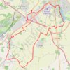 Trace GPS Tour de Bourges - Ligne de démarcation. Subdray, itinéraire, parcours