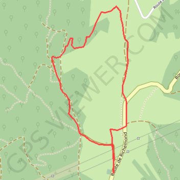 Trace GPS Cimetière de Craz direction sous Les bois, itinéraire, parcours