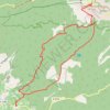 Trace GPS Le Mont Ventoux depuis Sainte Colombe (Bédoin), itinéraire, parcours