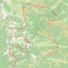 Trace GPS Tour de la Montagne Ardéchoise. De La Bastide-Puylaurent (Lozère) à Borne (Ardèche), itinéraire, parcours