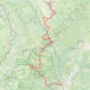 Trace GPS Chemin de Robert Louis Stevenson, itinéraire, parcours