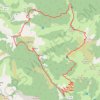 Trace GPS Mont Fourcat - Arnave, itinéraire, parcours