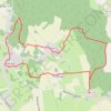 Trace GPS Les hameaux de Parigny-les-Vaux, itinéraire, parcours