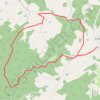 Trace GPS Châtres - Le Château de Larres, itinéraire, parcours