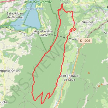 Trace GPS La traversée du Mont Grelle, itinéraire, parcours