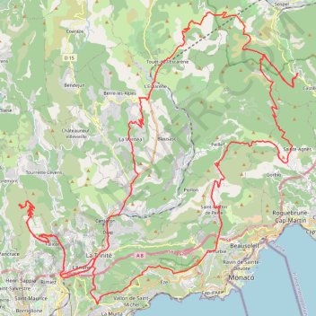 Trace GPS La Trinité - La Trinité, itinéraire, parcours