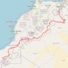 Trace GPS Marruecos Junio 2019. De Berguent a Esmara, itinéraire, parcours