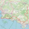 Trace GPS Parcs naturels des Calanques et de la Sainte-Baume, itinéraire, parcours