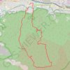 Trace GPS Saint Cyr et Carpiagne par Gd vallon Saint Cyr et Eaux-vives, itinéraire, parcours